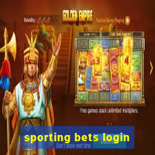 sporting bets login